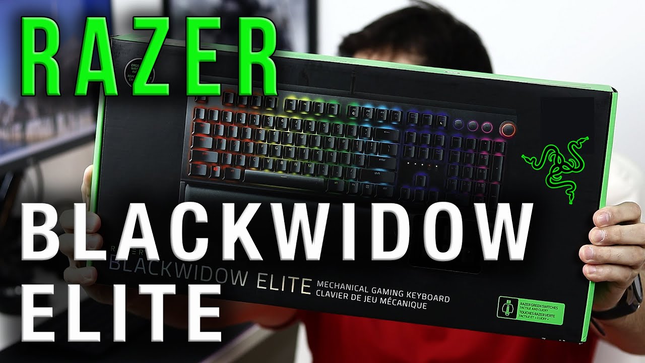 TECLADO RAZER BLACKWIDOW ELITE: A ILUMINAÇÃO DELE É UM SHOW!!!