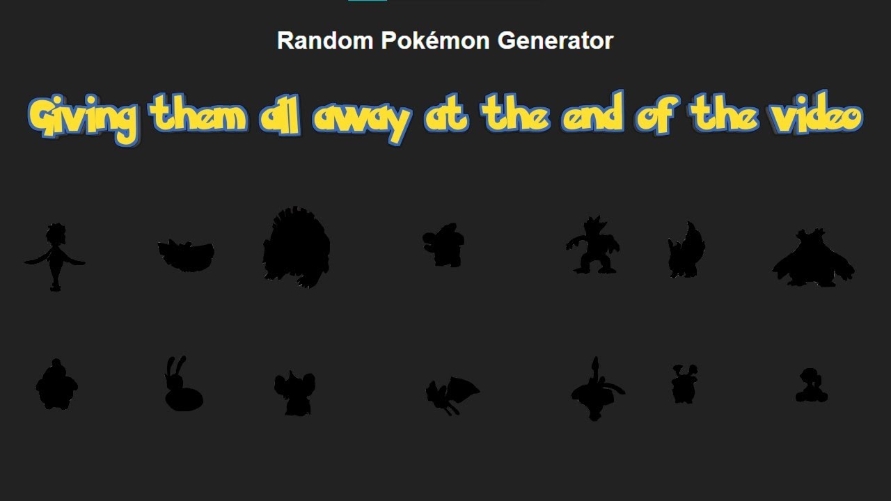 Generating a random pokemon and then shiny hunting it for an hour to give them away