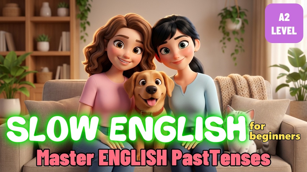 Master ENGLISH Past Tenses with a Touching Story | Easy English Listening Lessons (A2 Level)