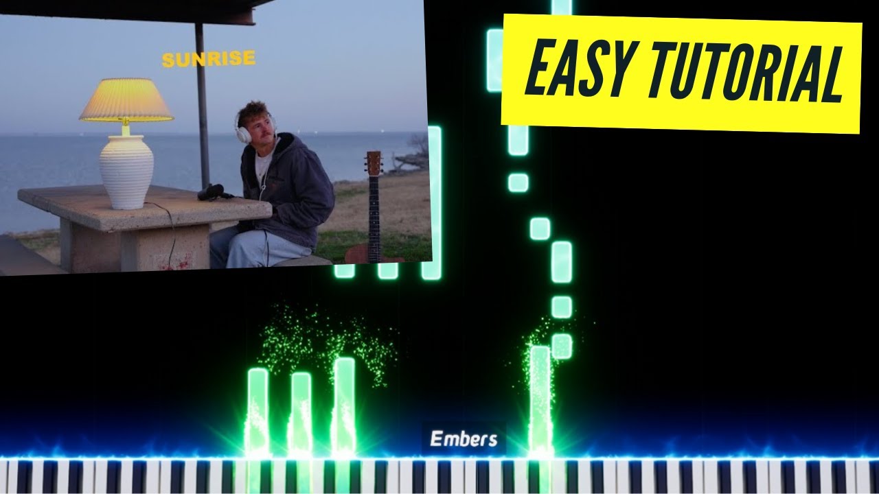 Sunrise, Forrest Frank - Piano Tutorial (EASY)