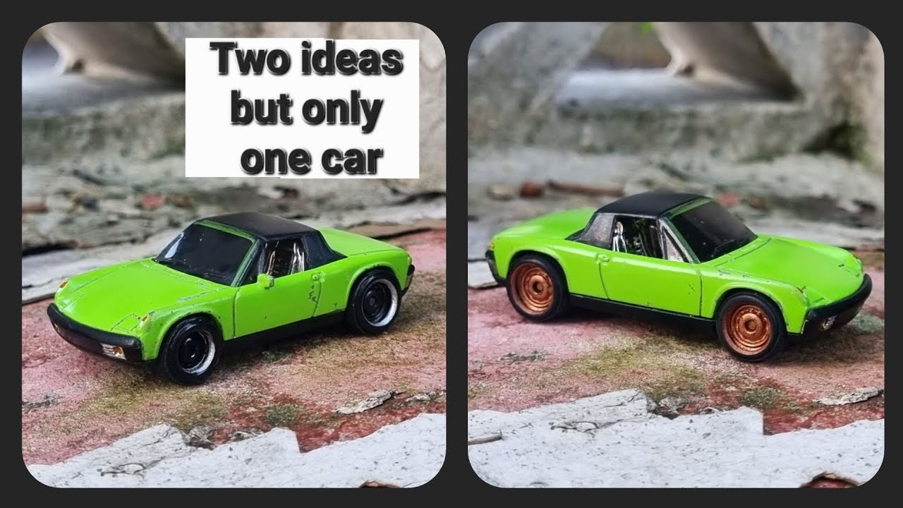 Модификация колес для Matchbox Porsche 914