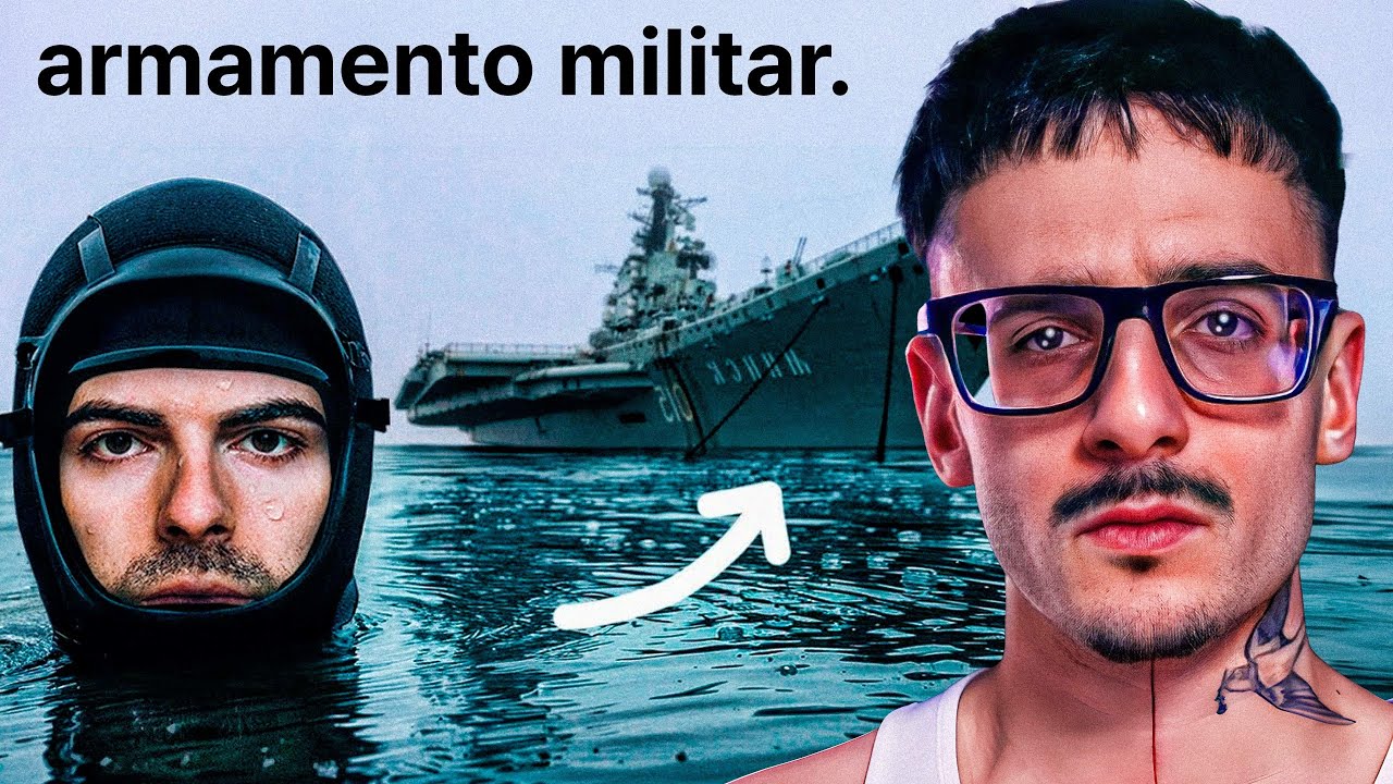 se coló en un barco abandonado y encontró esto.
