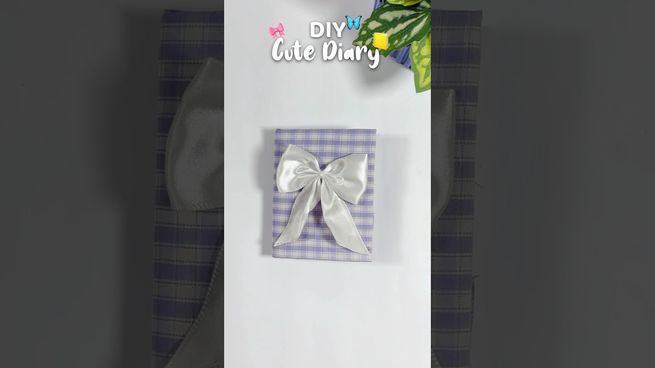 DIY Cute Mini Diary 📒 | DIY Easy Diary | Waste Material Craft Idea #shorts #wastematerialcraft #diy
