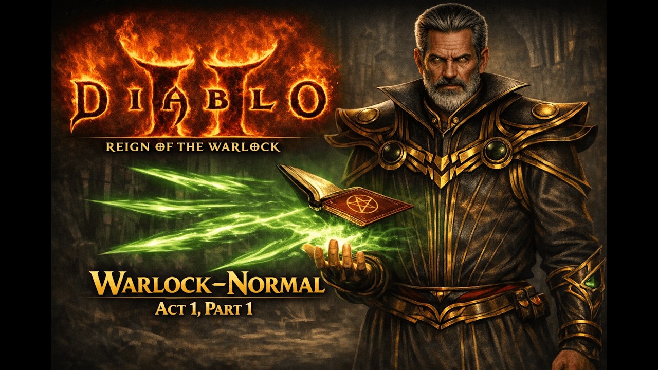 Chill D2R - Echoing Strike Warlock - Normal Act 1, Part 1