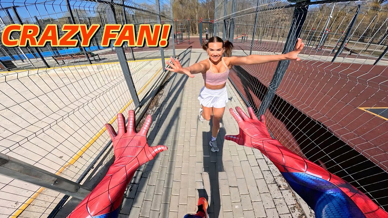 THIS COMPLETELY CRAZY FAN WANTS SPIDER-MAN TO BE HER BOYFRIEND! (ParkourPOV Romantic Funny)