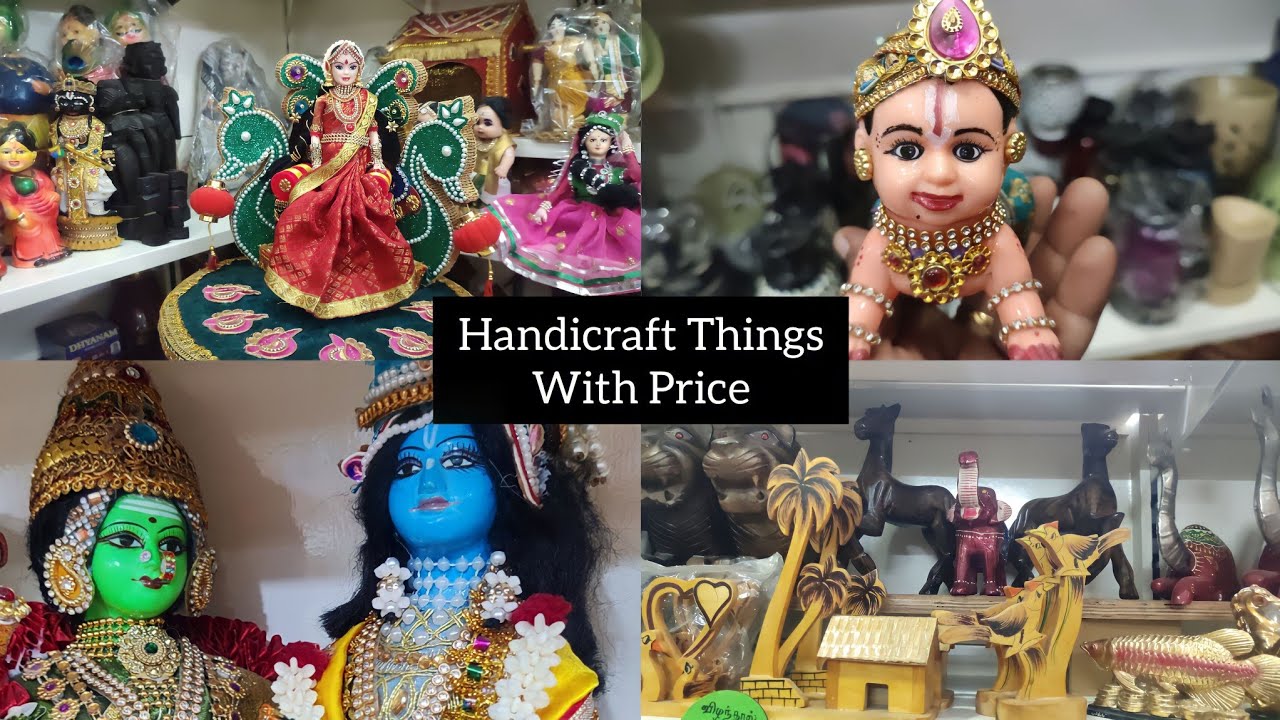 நம்ம திருச்சியில் இவ்வளவு அழகான கடை/Vijaya'S HandiCrafts and Angandi in Trichy