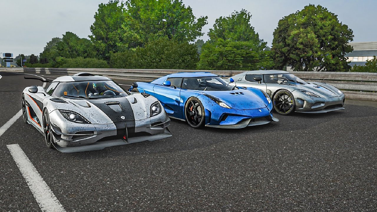 Forza 7 Drag Race | Koenigsegg One:1 VS Koenigsegg Regera VS Koenigsegg Agera!!!