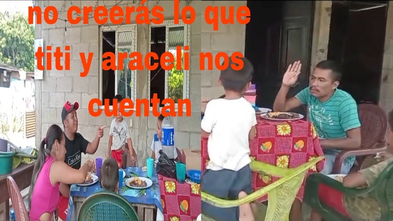 🙏Así es como disfrutamos del rico almuerzo y titi y araceli nos acompañan y vean que nos cuentan 😱