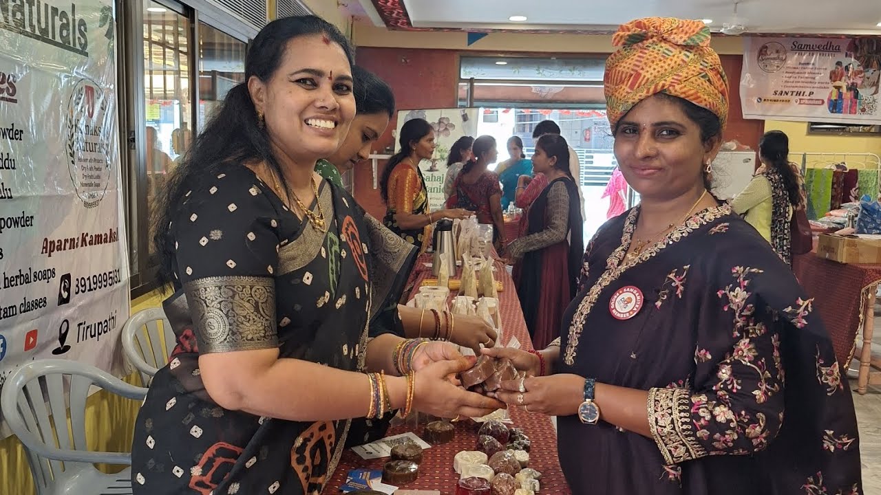 All types of వెరైటీ  stolls #kamakshinaturals #Tirupati #sangam #bazar #dhanvitha #digitalmahila 