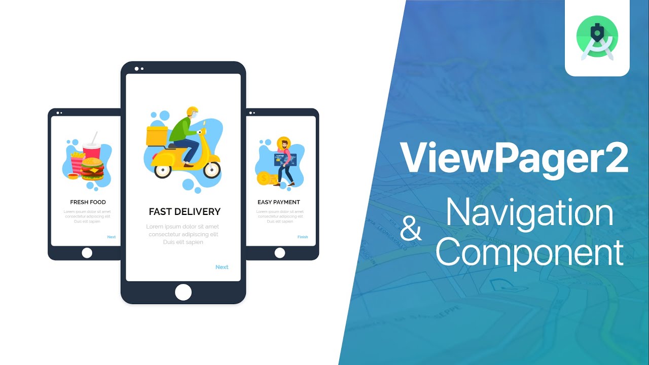 ViewPager2 with Navigation Component - Onboarding Screens | Android Studio Tutorial