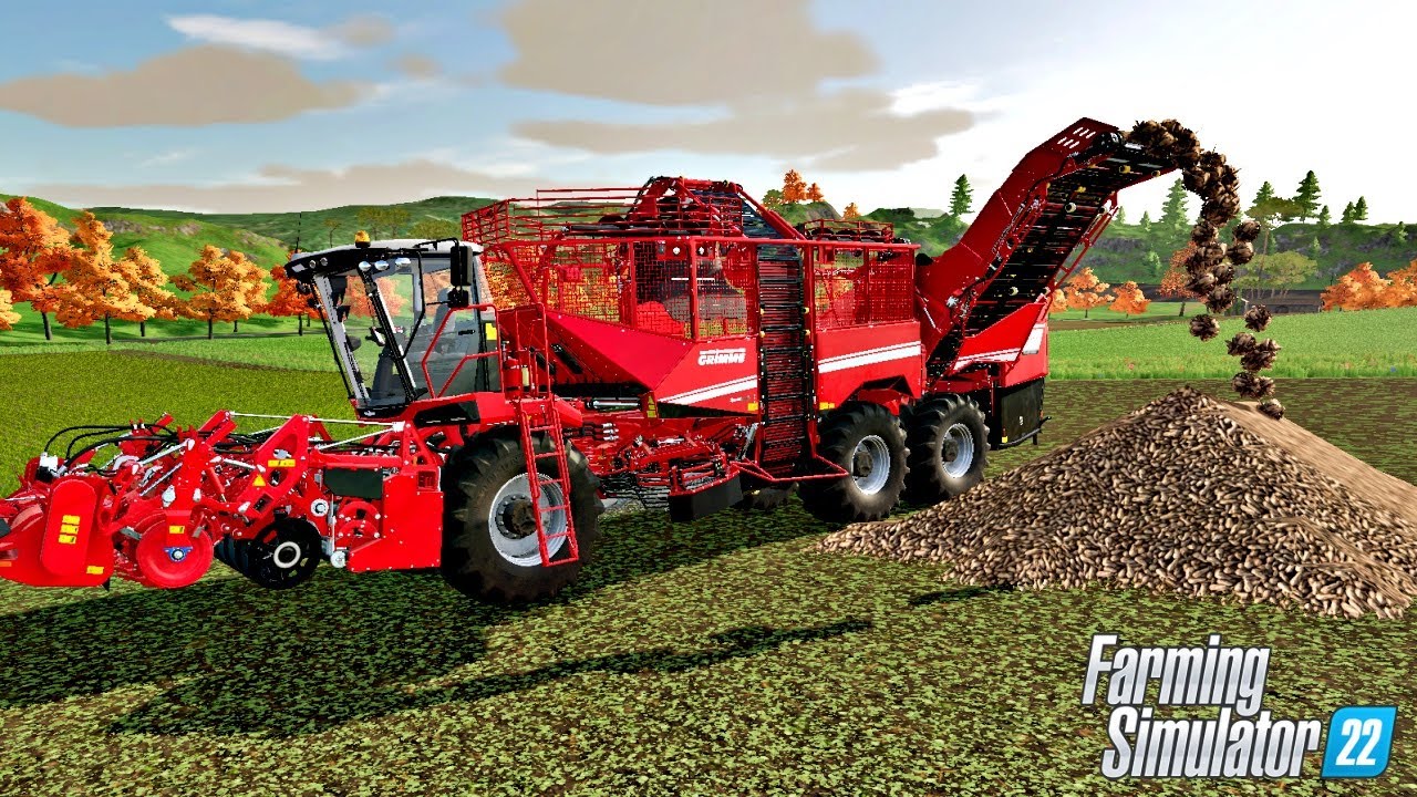 GRIMME REXOR 6300 PLATINUM - Zbiór buraków. - #35 Haut Beyleron - Farming Simulator 22