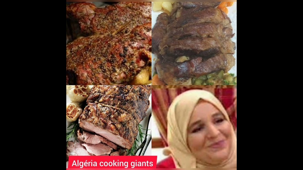 كتف خروف محمر في فرن طايب زبدة لسيدة صليحة بسكري
