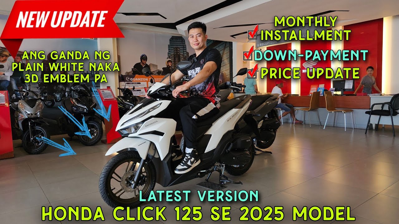 HONDA CLICK 125 SE WHITE NEW 2025 VERSION