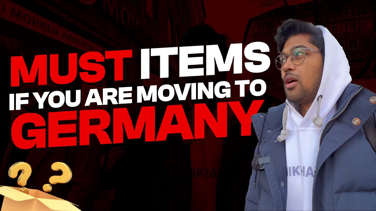 WHAT TO PACK : MUST ITEMS TO BRING WHILE COMING TO GERMANY 🇩🇪 (study in Germany)