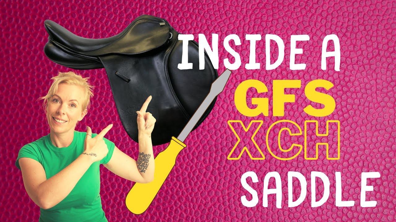 TAKE A LOOK INSIDE A GFS XCH SADDLE -  Changeable gullet bar & VERY flexible tree.