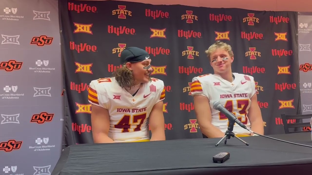 Iowa State football linebacker Kooper Ebel on Cyclones' defense