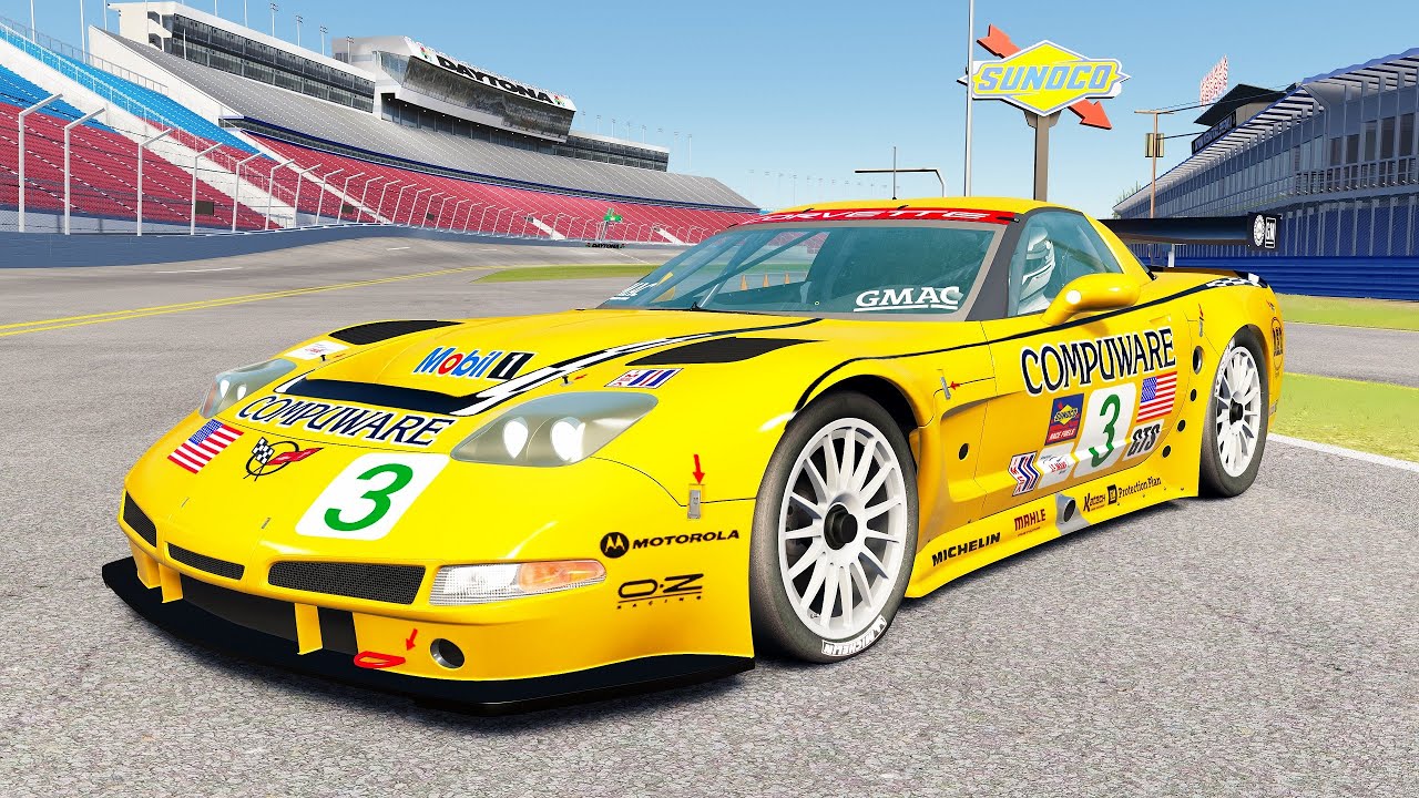 Testing the epic Chevrolet Corvette C5-R (MOD DOWNLOAD LINK) + REPLAY.