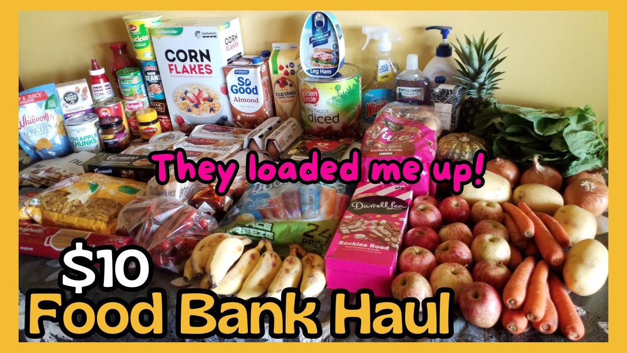 FOOD BANK HAUL! Friday's Very Helpful $10 Food Pantry Haul - January 2024 Queensland Australia