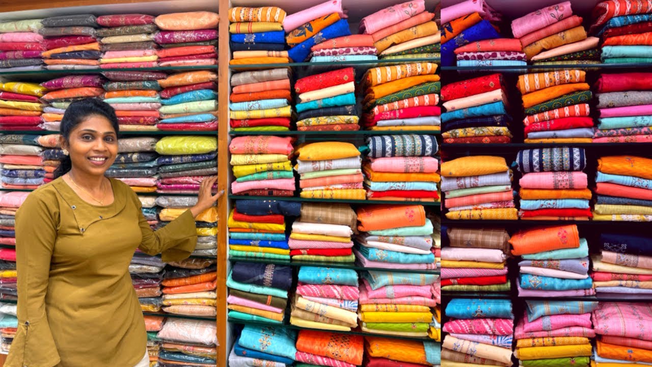 Latest  churidar materials |Kasavu kendra wedding centre | variety collections
