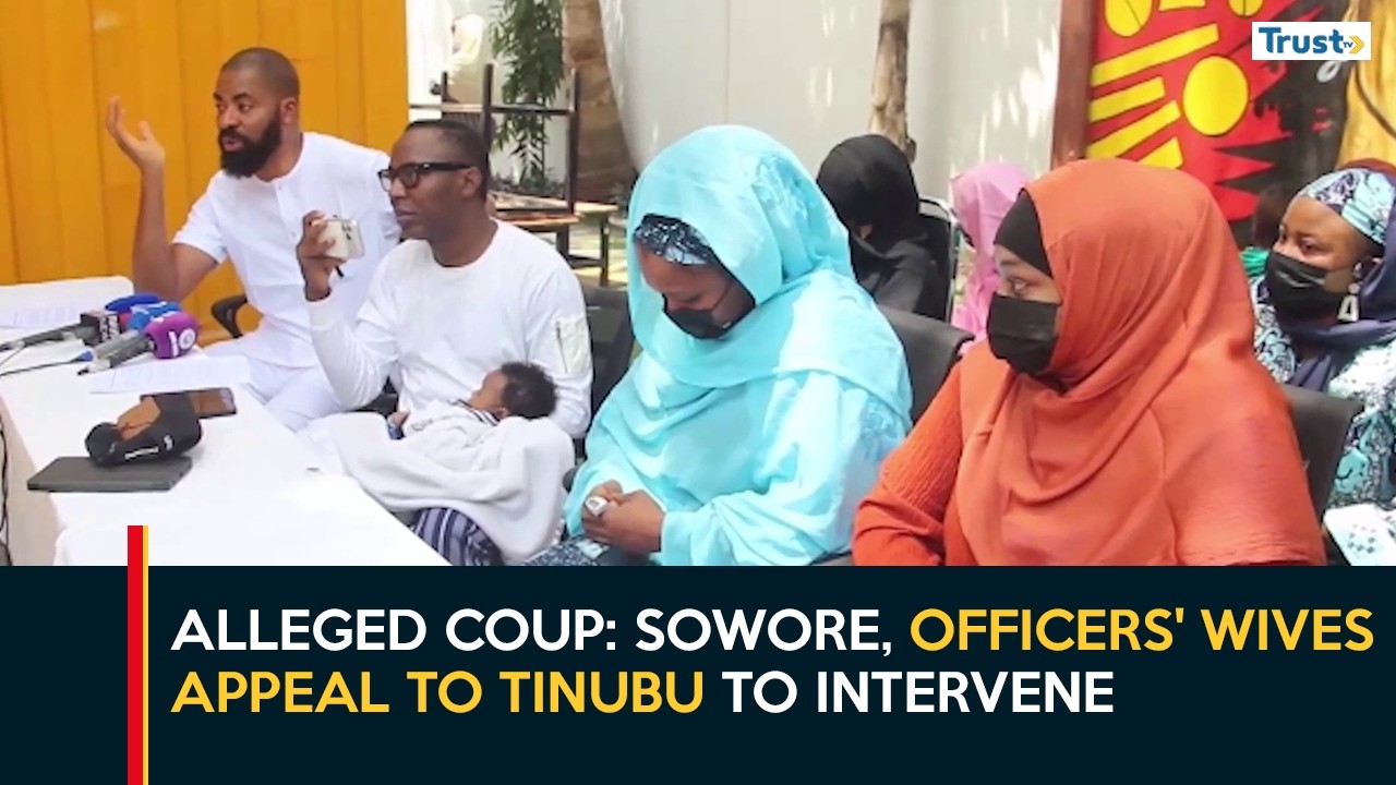 Alleged Coup: Sowore, officers' wives appeal to Tinubu to intervene, ensure due process