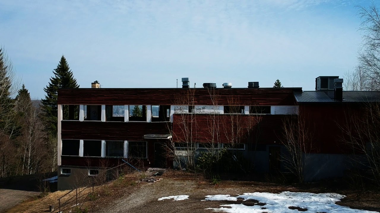 Abandoned house in Fagersta - DJI Spark