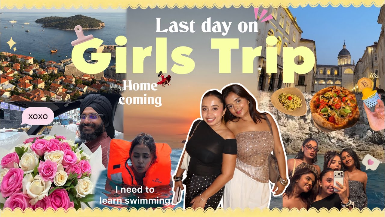 Slow chill girls vacation in Croatia🌻 + Homecoming 💃
