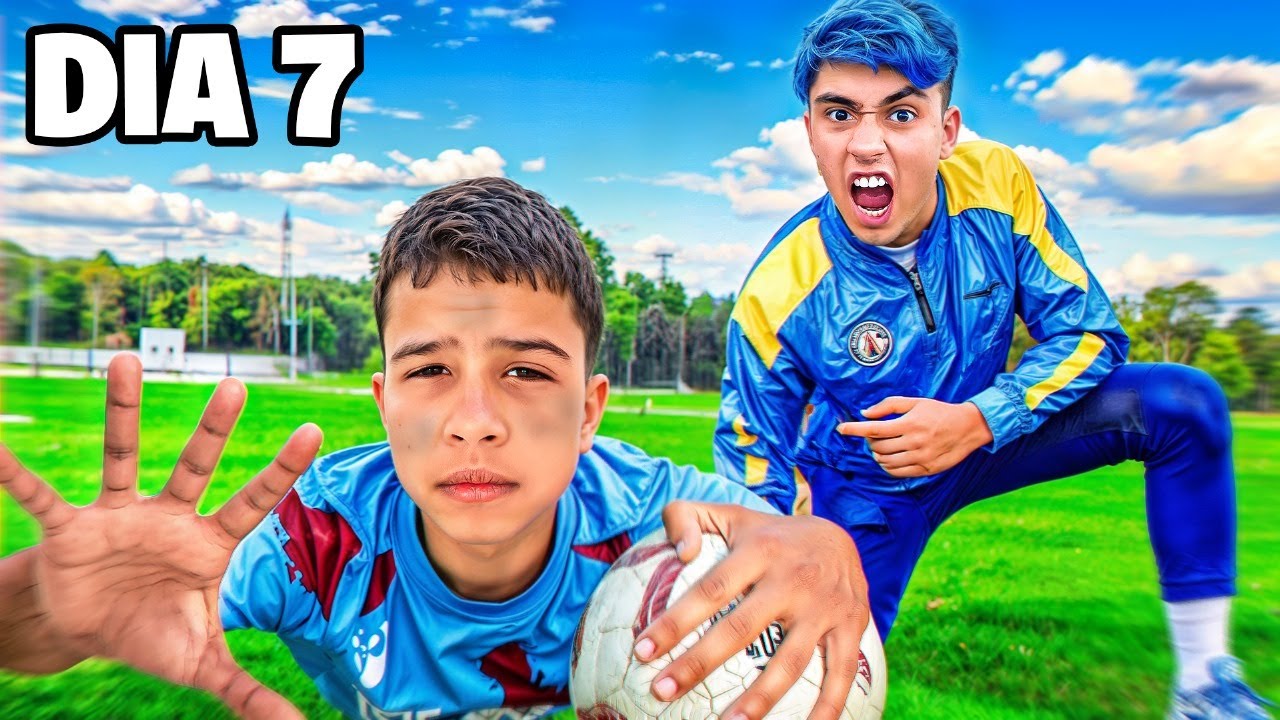 TREINANDO O ANJO DA BOLA PRO  X1! *novo neymar vai perder feio!