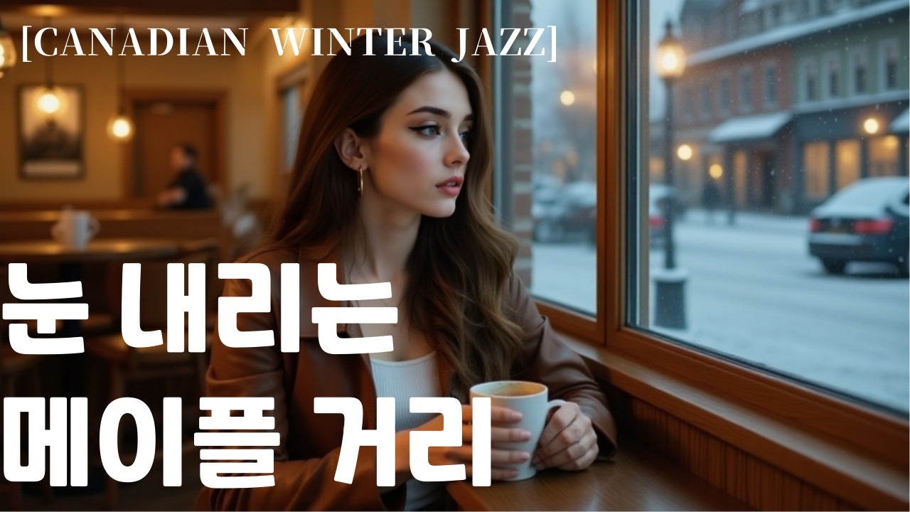 눈 내리는 메이플 스트리트 | 겨울 재즈 카페 발라드
