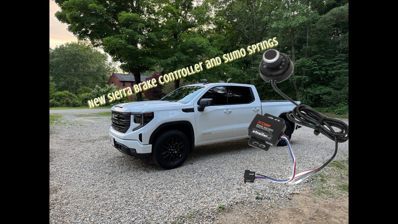 New GMC Sierra Brake controller and Sumo Spring install