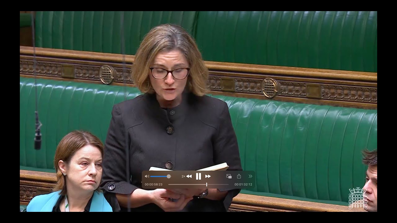 Beccy asks the Secretary for the Environment about water quality and mammals being caught fishing