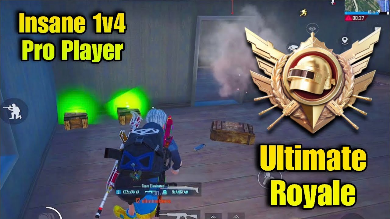 OMG! Insane 1v4 in Ultimate Royale Ranked!