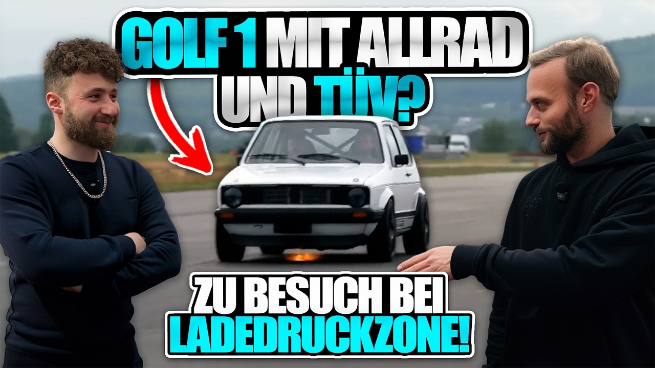 Golf 1 Allrad mit TÜV! | Zu besuch bei @ladedruckzone !