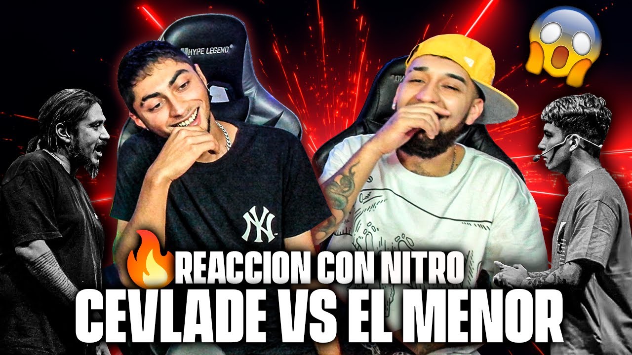 REACCIONANDO CON NITRO 🇨🇱 | EL MENOR VS CEVLADÉ #barrabase