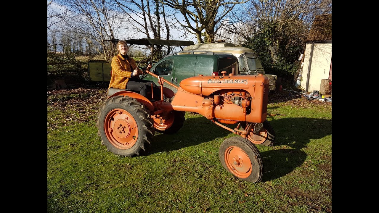 1941 Allis Chalmers Model B Vintage Tractor - First Start in 40 years!