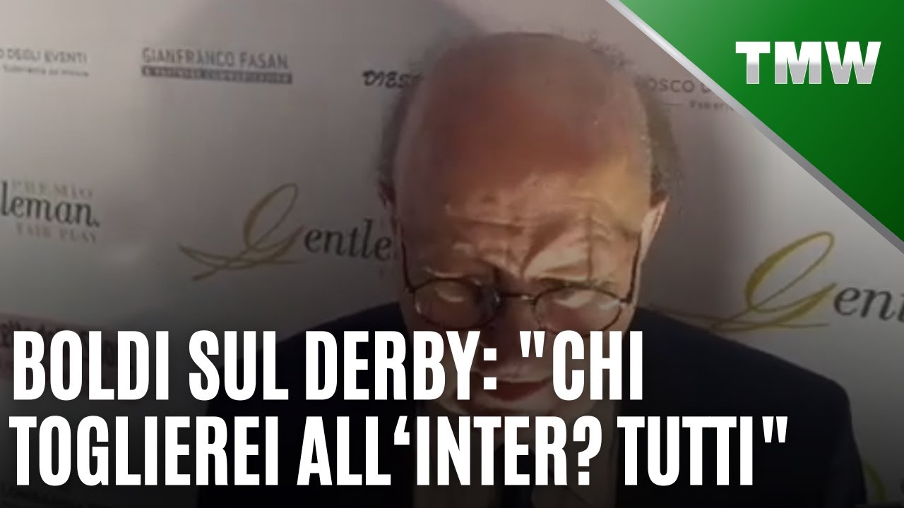 TMW - Boldi scherza sul derby: 