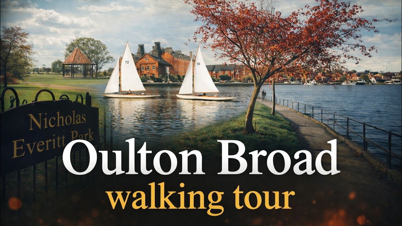 Walking tour of Oulton Broad, Lowestoft #virtualtour #walkingtour #oultonbroad #suffolk