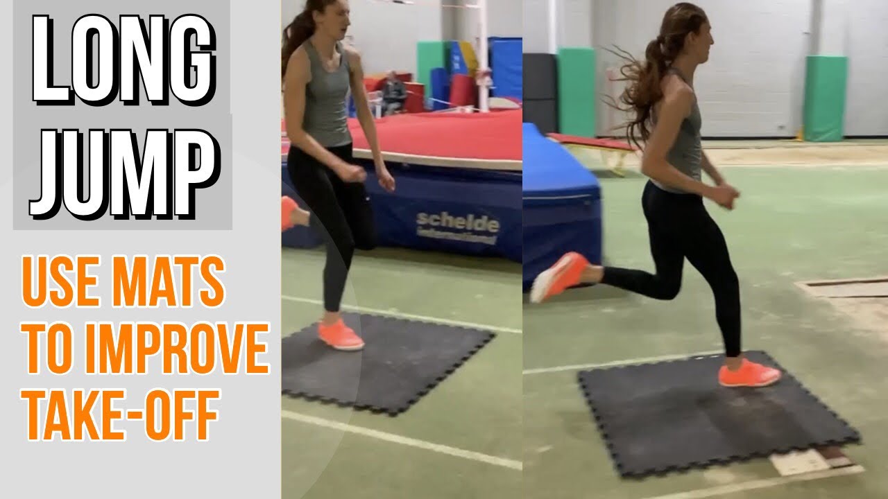 LONG JUMP USE MATS TO IMPROVE TAKE-OFF 1