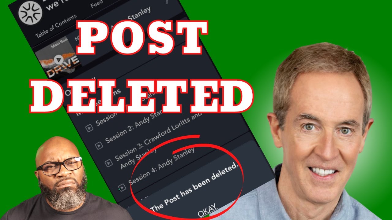 Почему @NorthPointAtlanta удалила видео @AndyStanleyOfficial в поддержку ЛГБТК+?