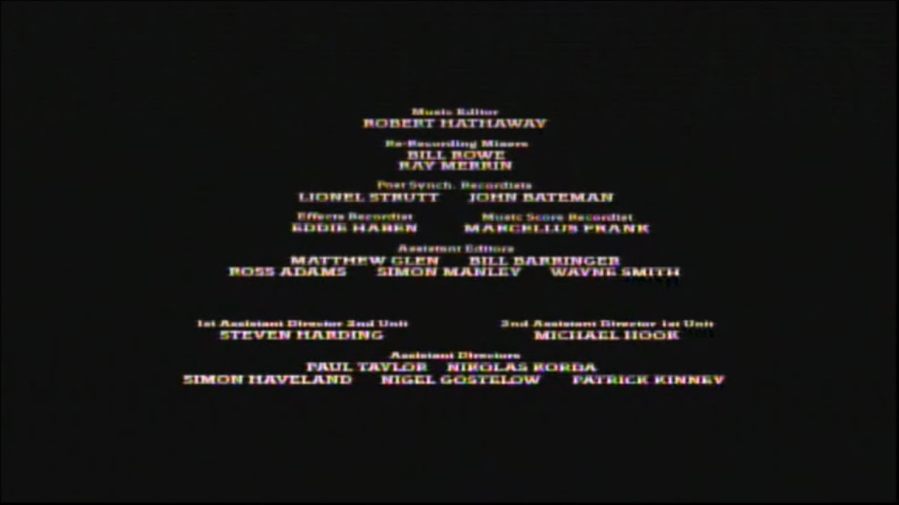 Labyrinth (1986) End Credits (Showtime 2 2025)