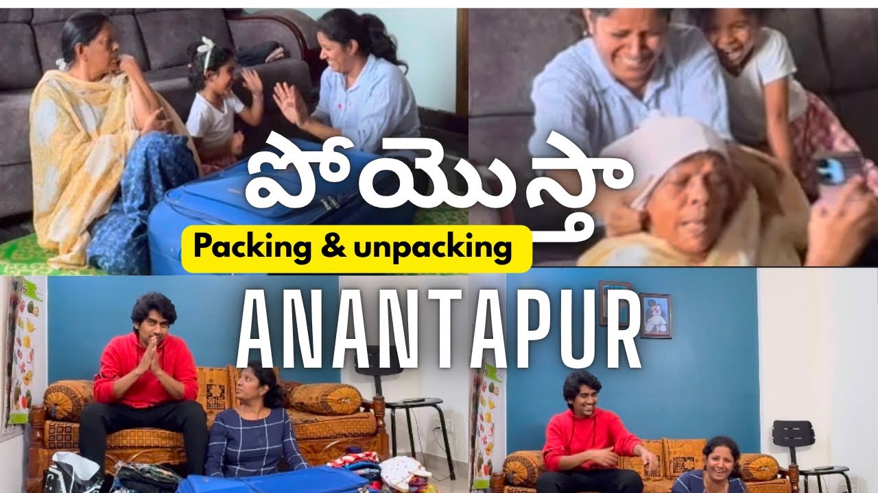 Back to Bangalore…packing & unpacking 😊 (Healthy Entertainment 👍🏻