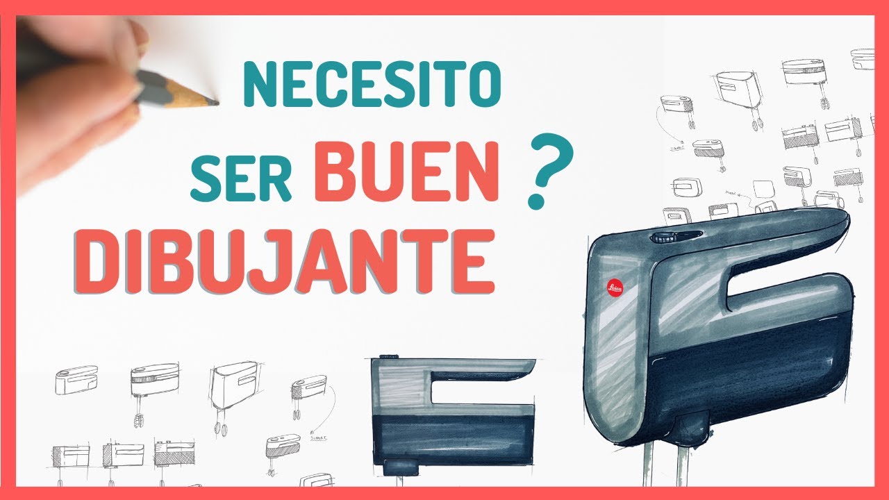 ✏️ Sobre DIBUJO en DISEÑO INDUSTRIAL | 8 CANALES DE SKETCHING