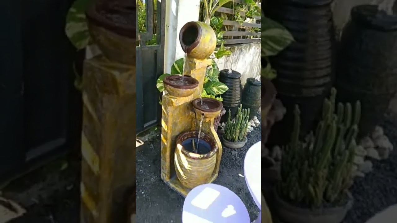 Concreted Indoor & Outdoor Fountain And Coffee Tables...⛲✨