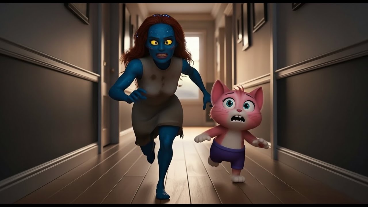 OMG 😱Kitten, don't open the door 🚪 Danger!| CAT VIDEO STORY |