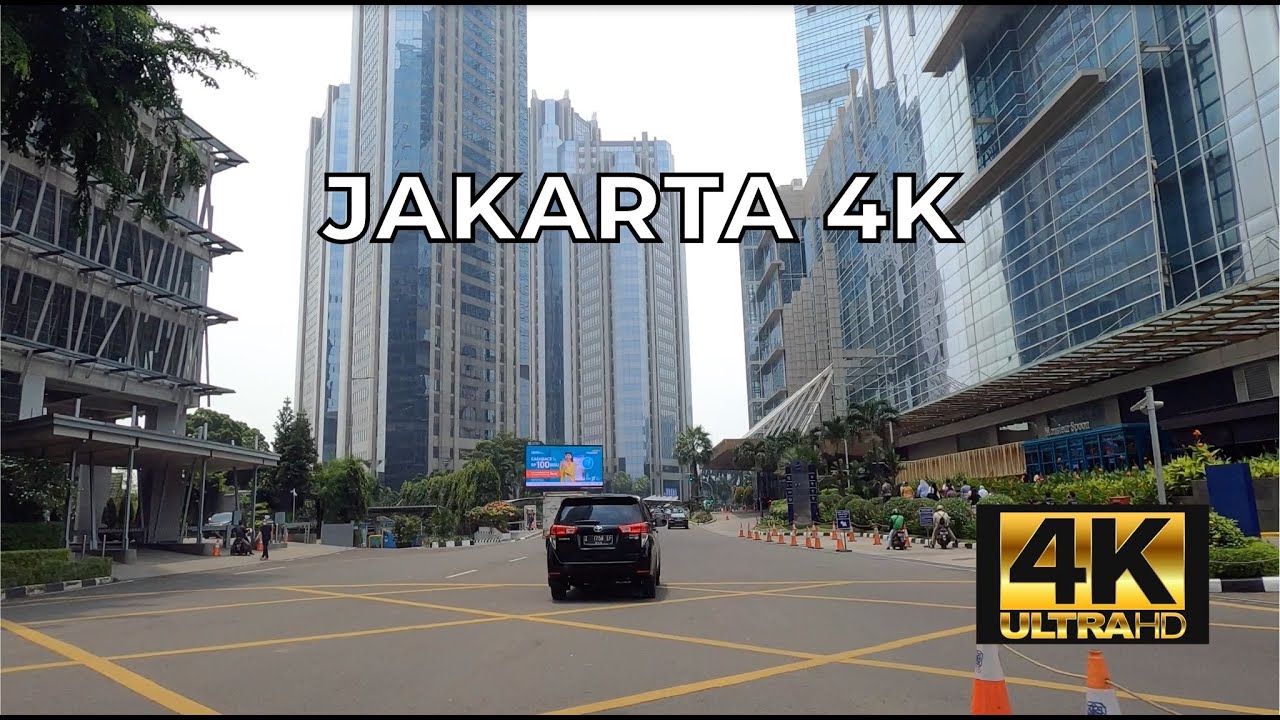 Jakarta 4K - South Downtown - Afternoon Drive