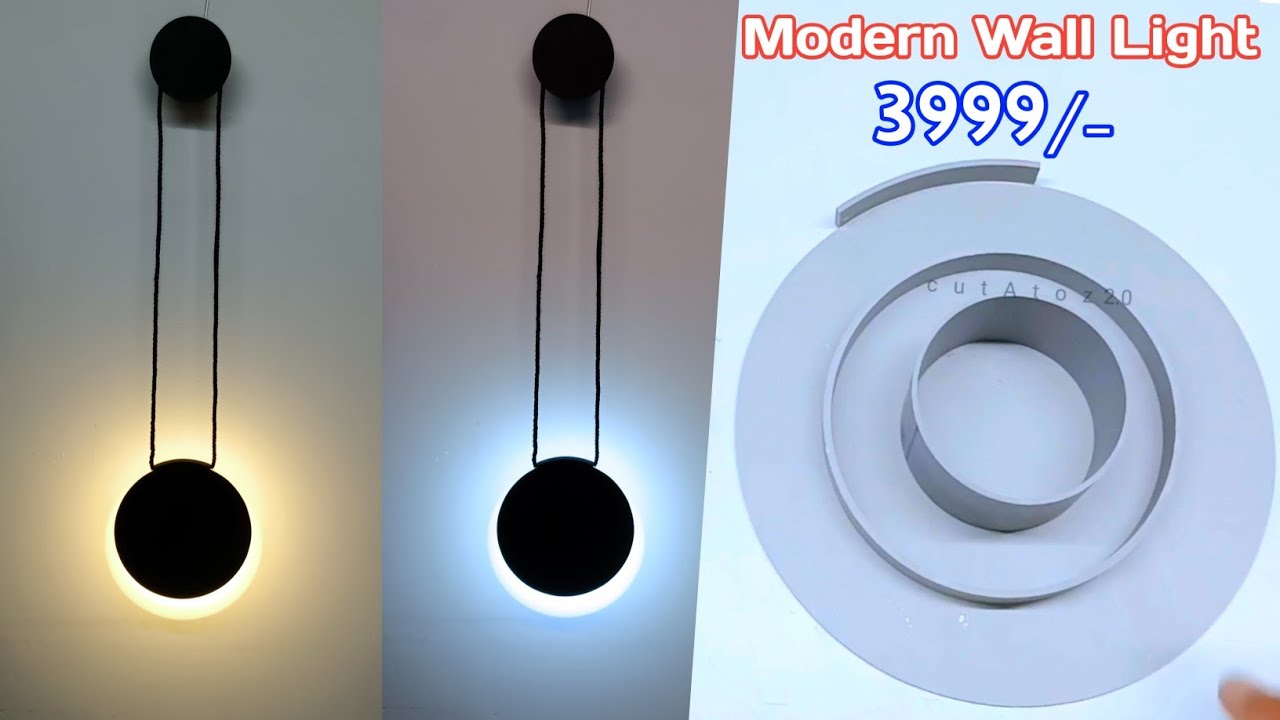 How To Make LED Wall Lights Modern Minimalist Bedside Lamp Diy Projects