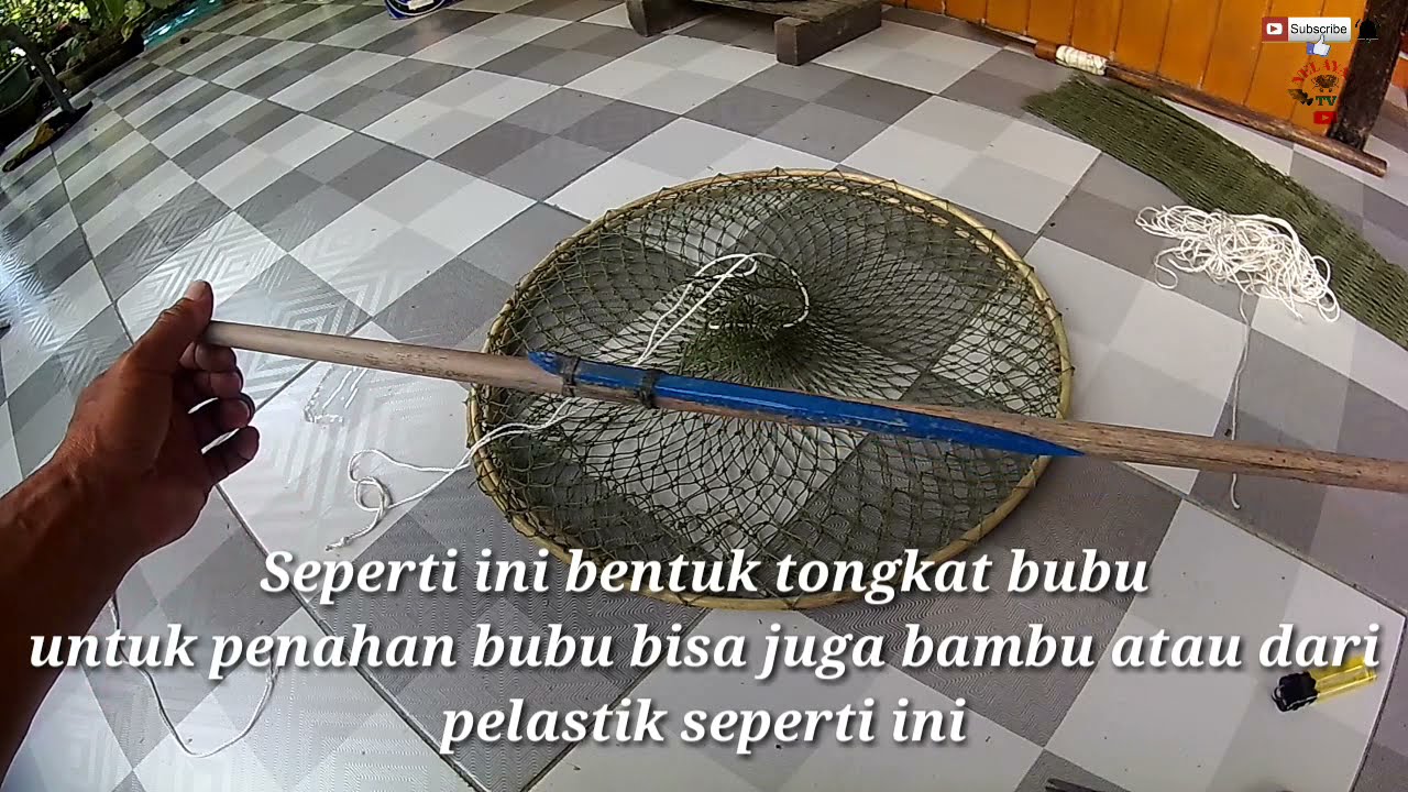 Cara membuat bubu kepiting