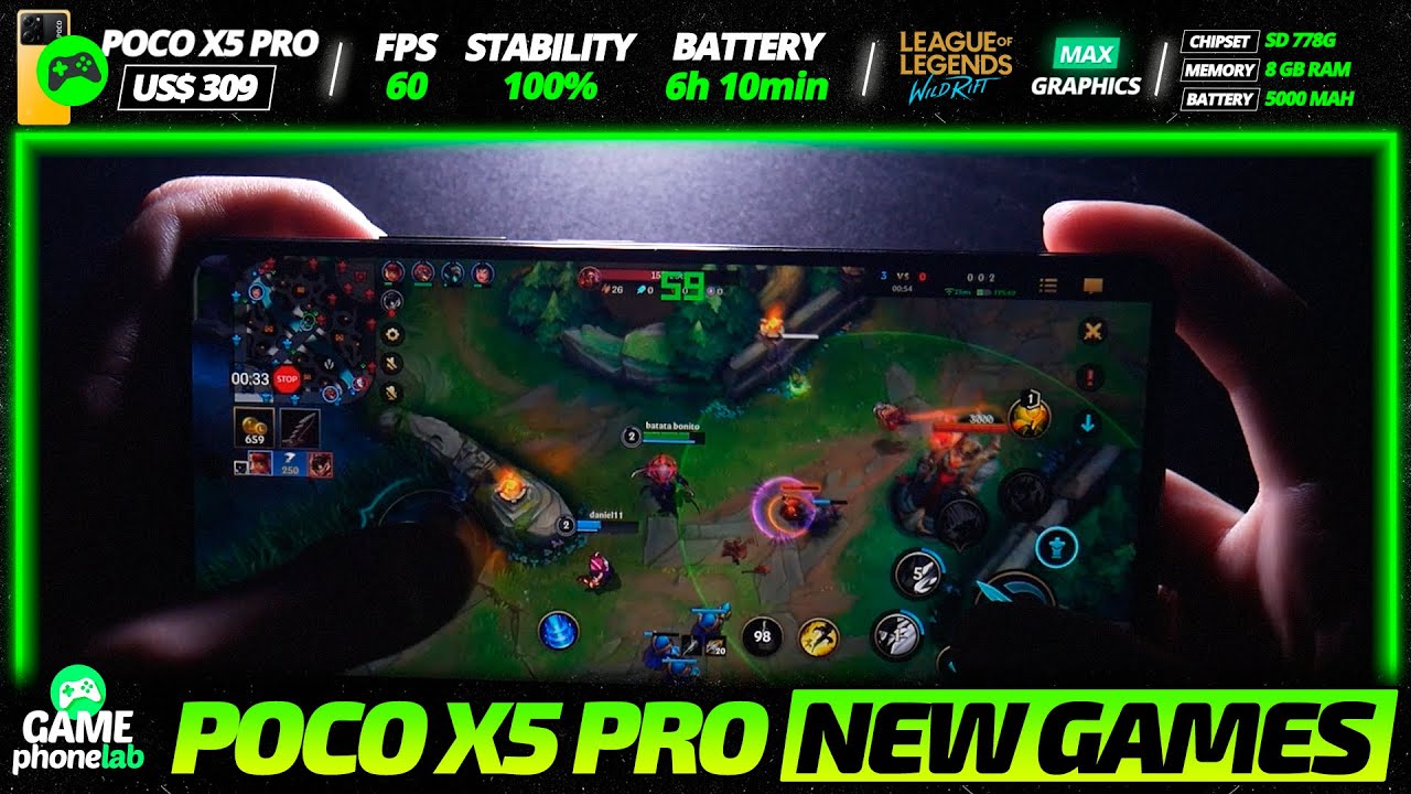 POCO X5 PRO - NEW GAMES - HIGH GRAPHICS