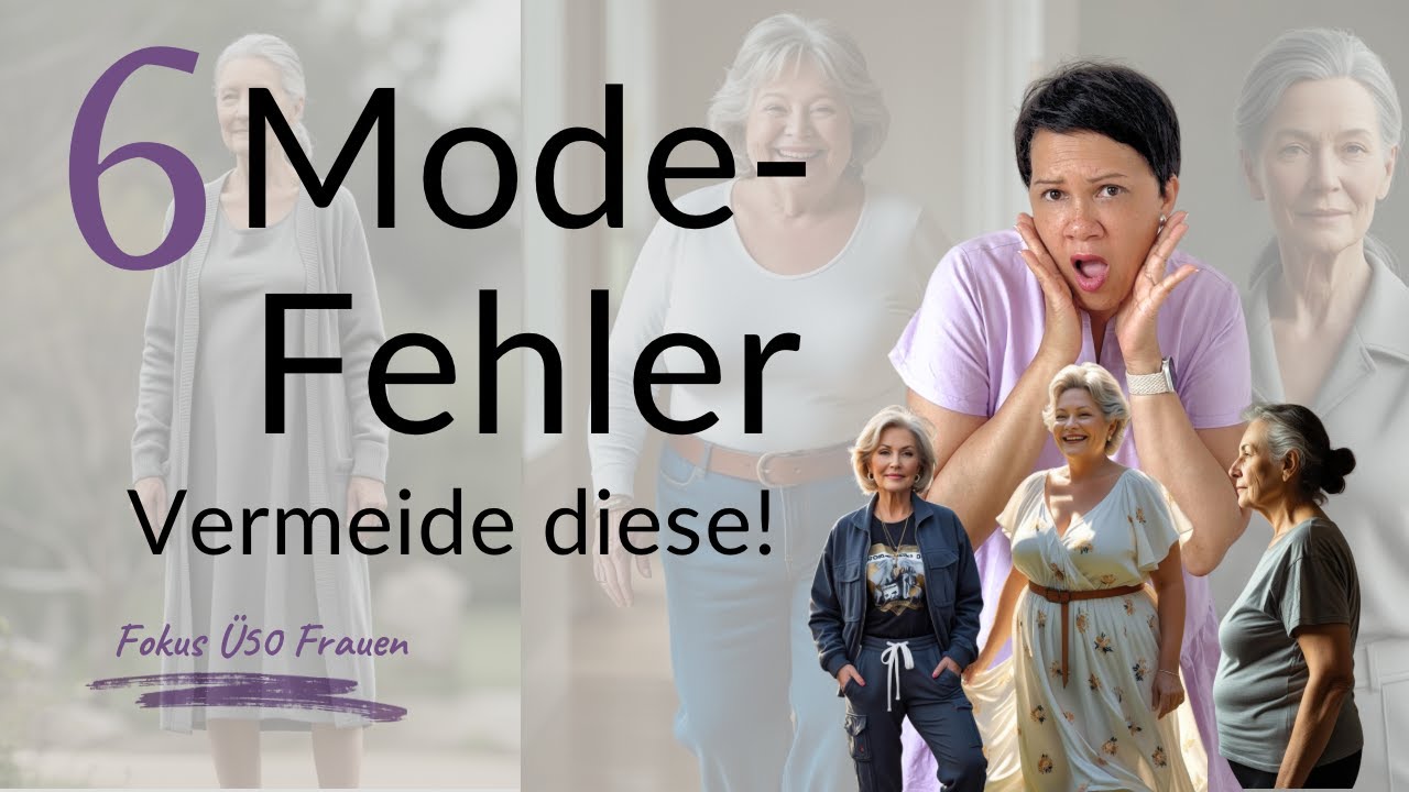 6 Modefehler die du als &Uuml;50 Frau vermeiden kannst
