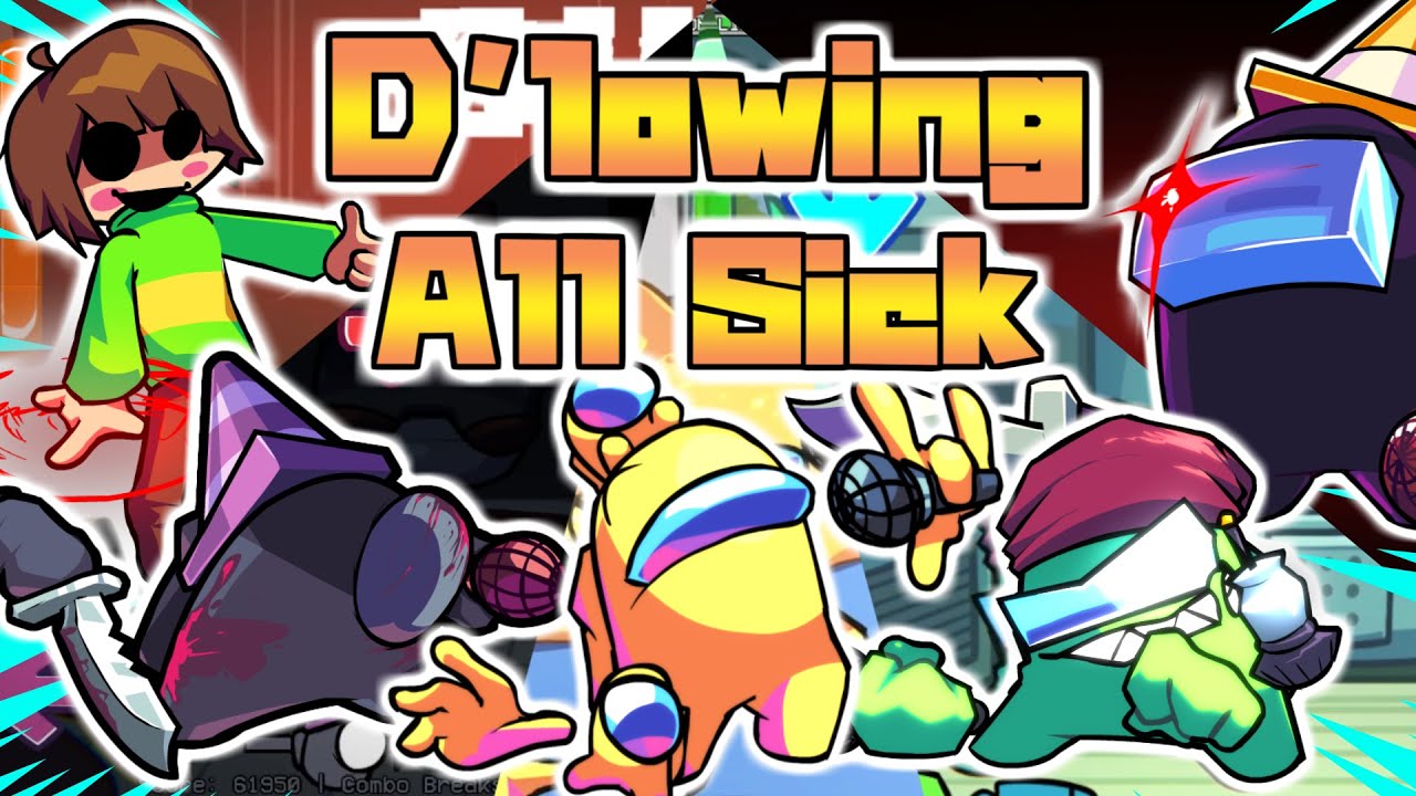 FNF VS Impostor D'lowing All song Full Sick｜D'lowing