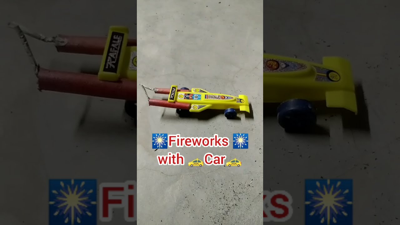 Crackers with Toy car || Just for Fun 😊